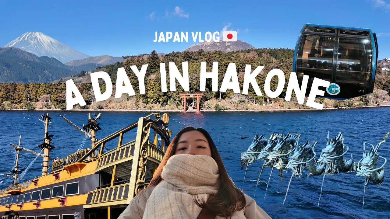 Hakone Japan Travel Vlog 🇯🇵 | Mt. Fuji, Lake Ashi, Hakone Ropeway & Enoshima