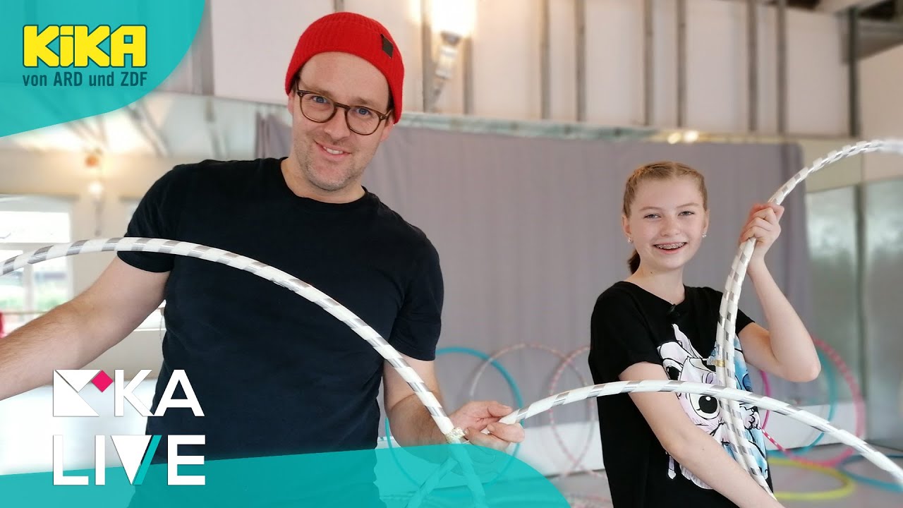Dein Hobby: Hula Hoop | KiKA LIVE | Mehr auf KiKA.de