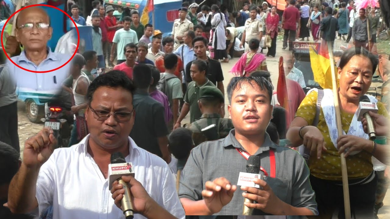 TRIPURA Ni CM Dr Manik Saha bai Amra Bangali Kau samo no toi ye Rally ktor khe ha Tipra motha.