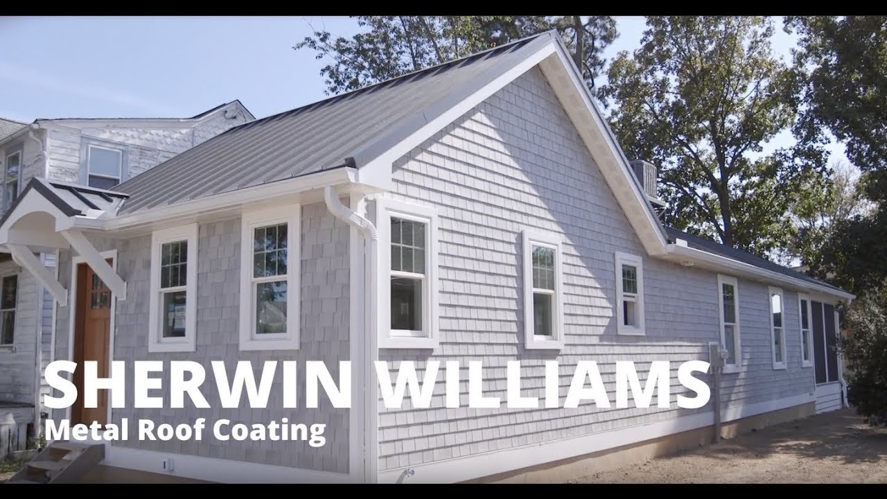 Model ReModel East Project Update: Sherwin-Williams Metal Roof Coating
