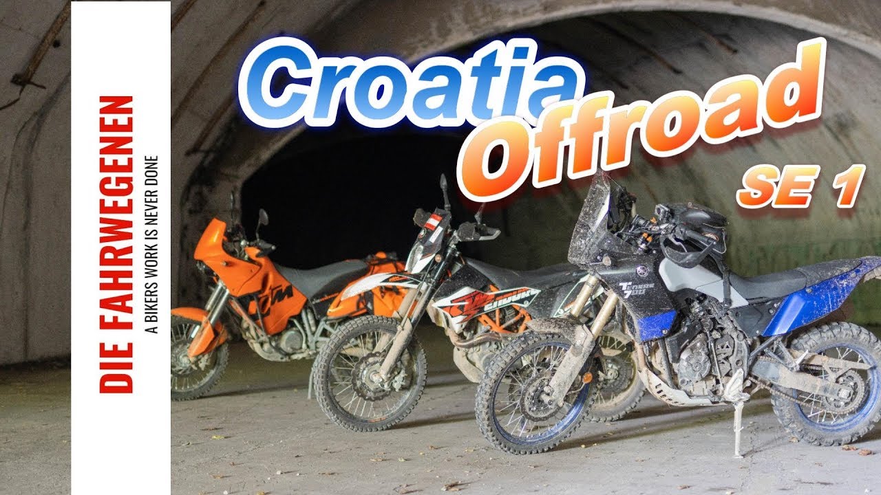 Offroad Kroatien...Yamaha Tenere 700 Offroad-Reisetest SE1...Die Fahrwegenen