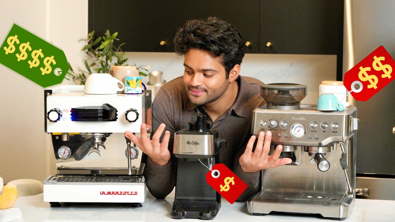 Cheapest Espresso Machine on Amazon vs. $6000 La Marzocco Linea Mini