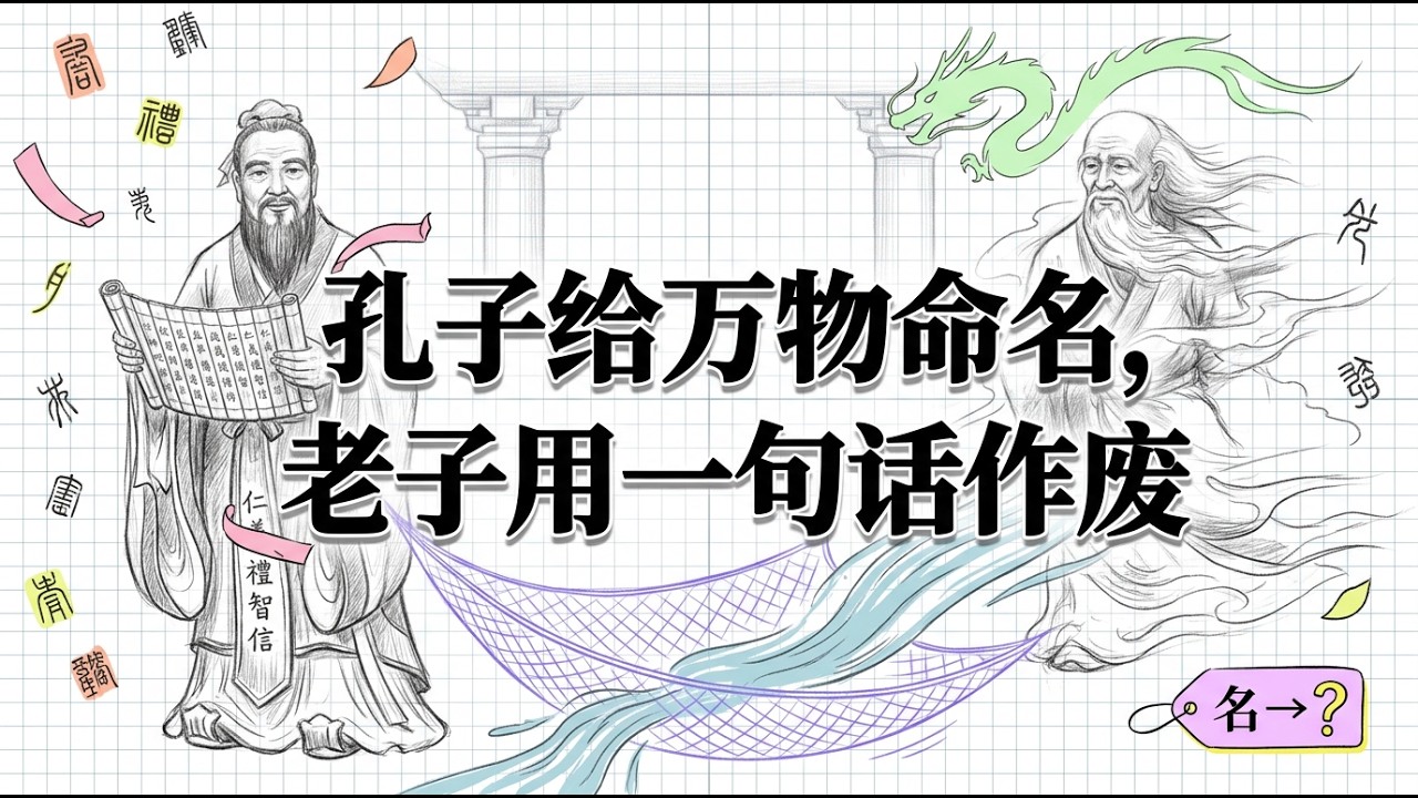 孔子给万物命名 | 老子一句话作废 | 帛书版道德经的认知审判