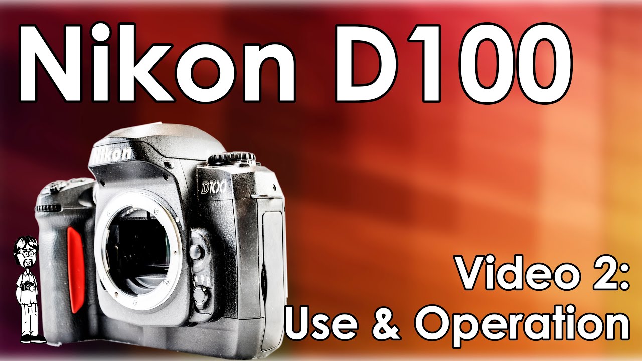 Видео 2 о Nikon D100: эксплуатация, использование, настройки, карты памяти, объективы, вспышка и ...