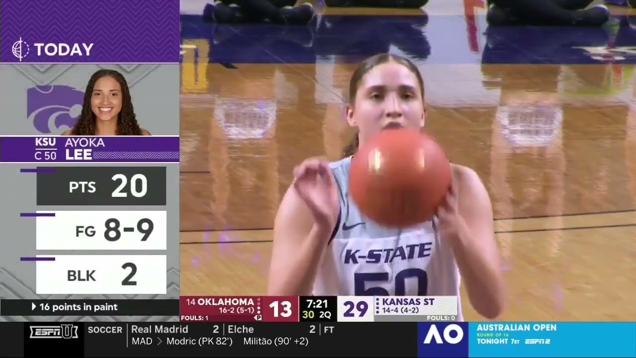 Ayoka Lee NCAA RECORD 61 PTS           1.23.22