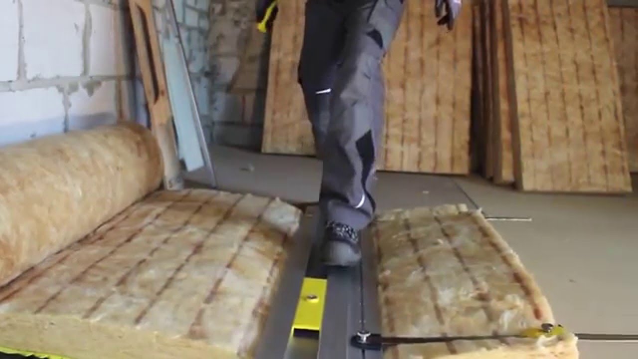 Dämmstoffschneider Integra FastCut von Isover im bauhandwerk Praxistest