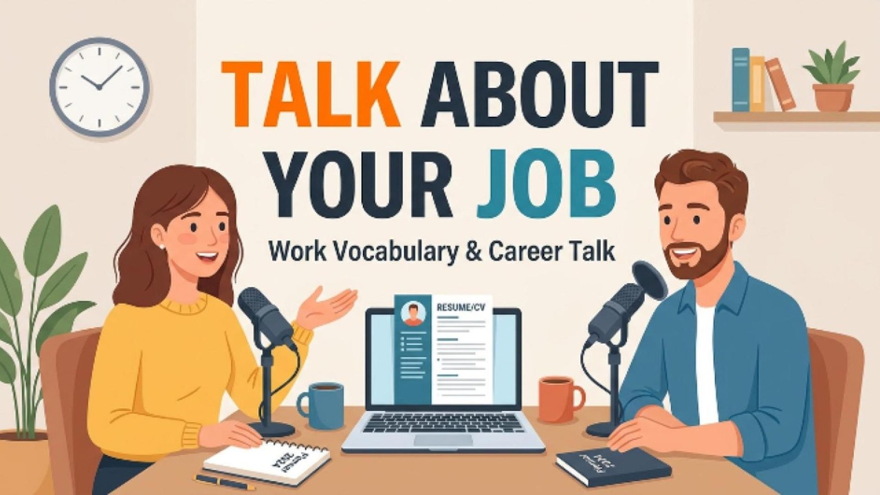 Talking About Your Job in English | Conversation Beginner Practice | Everyday English Talk Podcast