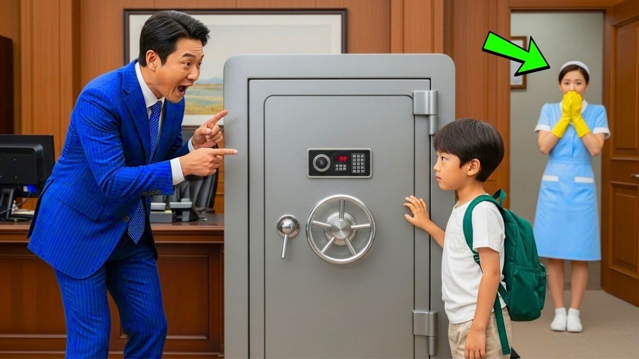 “이 금고를 열면 2천억 원은 전부 네 거다” 라고 재벌은 청소부의 아들을 조롱하며 도전했다