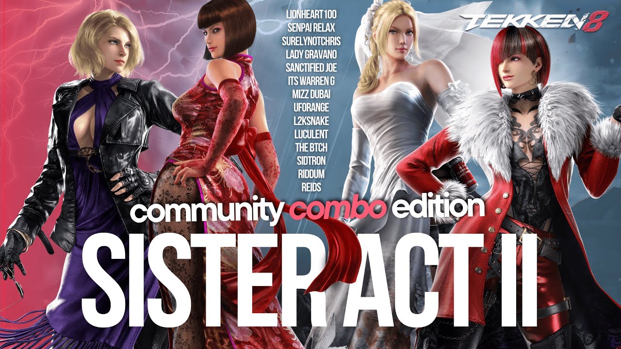 TEKKEN 8 - Sister Act II - Лучшая демонстрация комбо Нины и Анны от сообщества