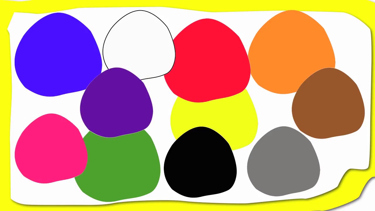 Learn Colors For Kids Without Music بدون موسيقى