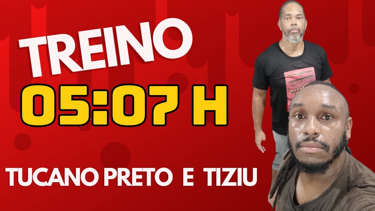 Treino - Tiziu e Mestre Tucano Preto às 05:07 h da manhã