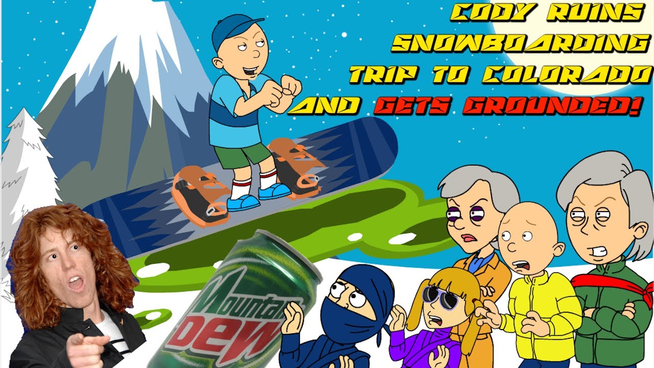 Cody Misbehaves On Shaun White Snowboarding Trip And Gets Grounded! (GoAnimate)