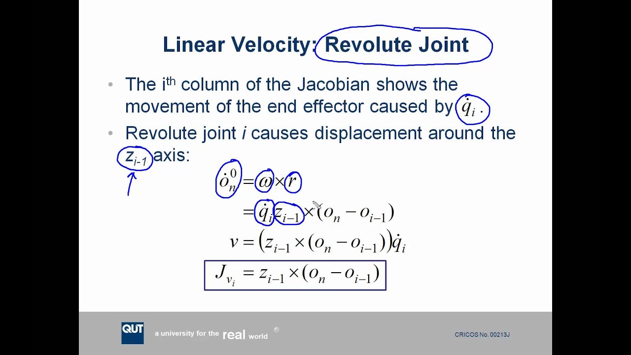 Velocity, Force and the Jacobian Part 3