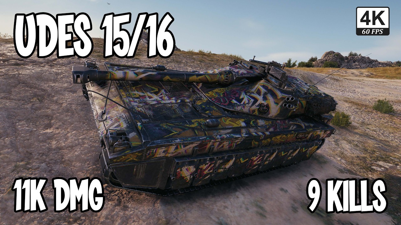 World of Tanks UDES 15/16 (11k Damage 9 Kills) WOT