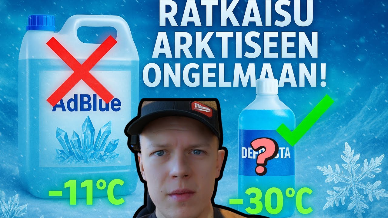 AdBlue helvetti on ohi. Tämä aine kestää pakkaset