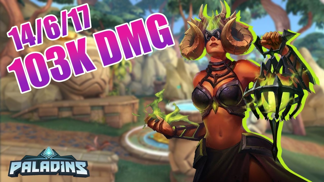 Seris Dmg - 14/6/17 | 103k DMG | 65k HEALING - Paladins #50
