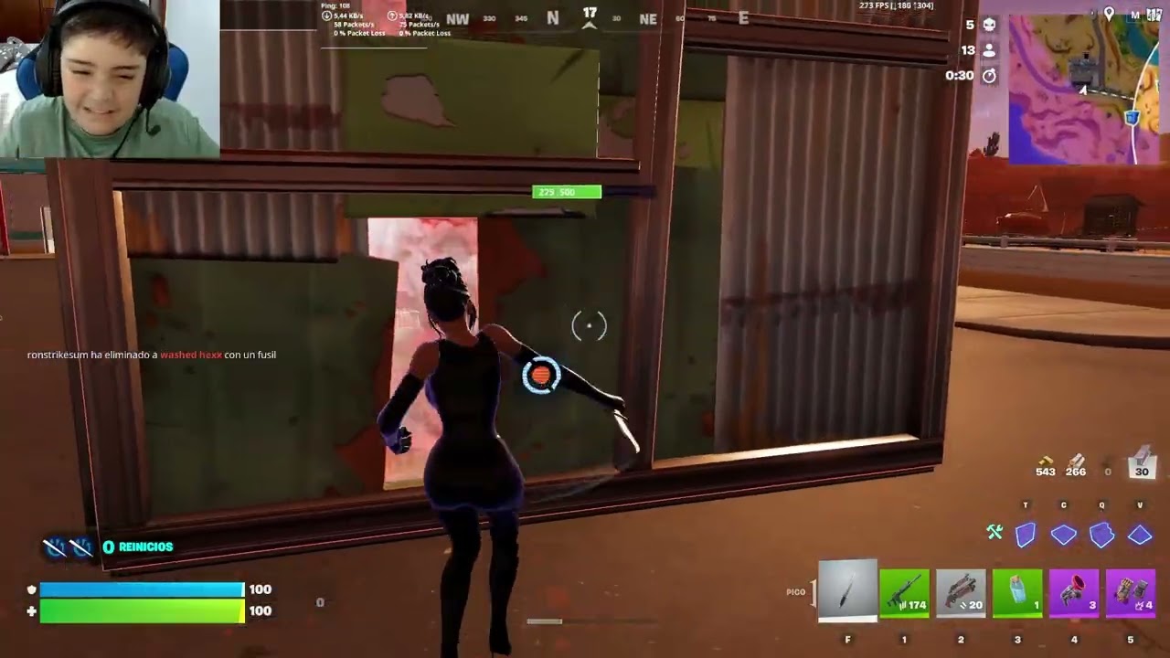 juego UNA PARTIDAZA DE RECARGA SUPER BUENA EN FORTNITE