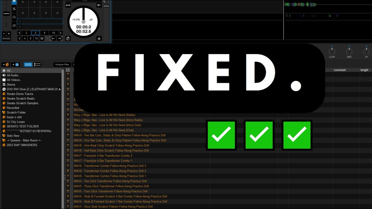 What do orange files mean in Serato?! (HOW TO FIX THEM)