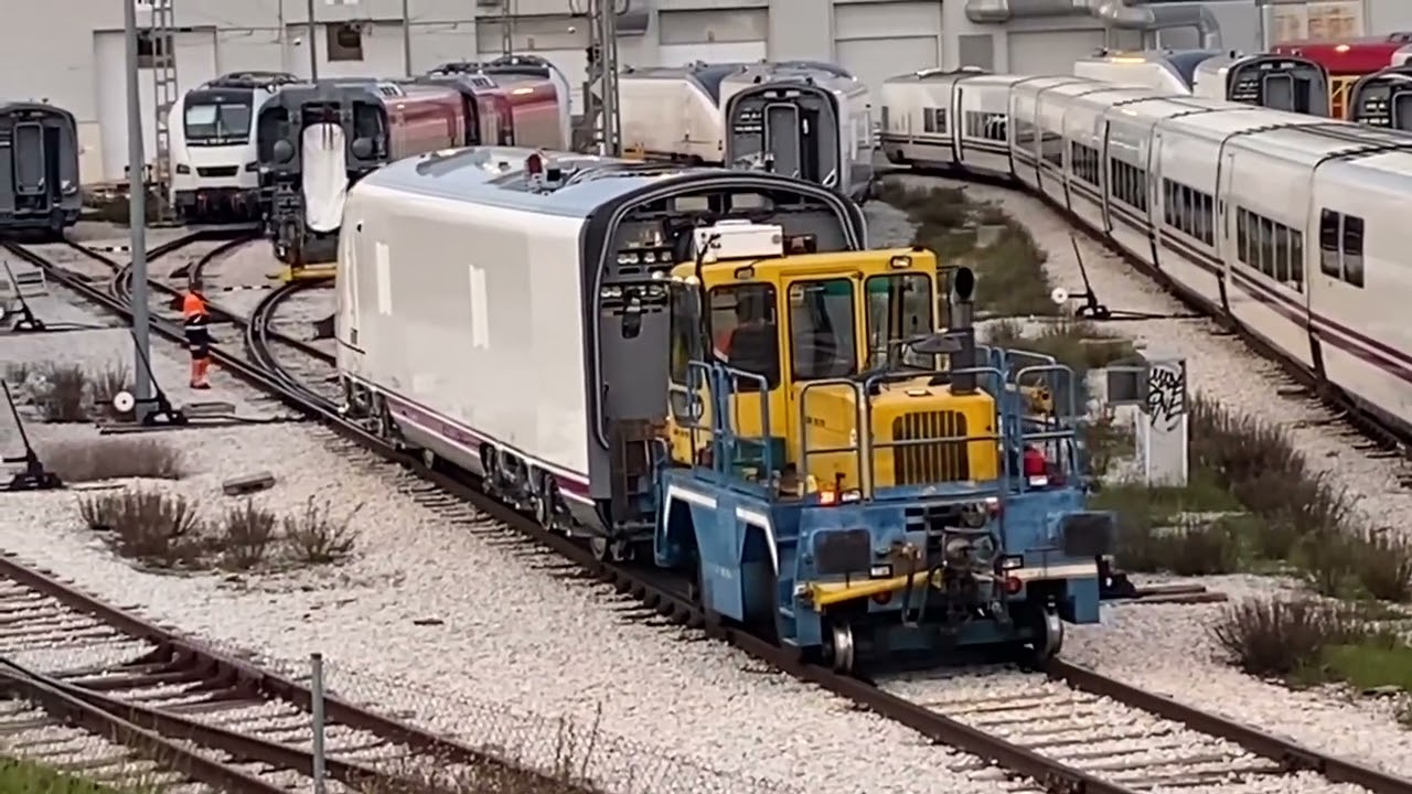 Talgo Avril, curiosas maniobras en la factoría de Las Matas