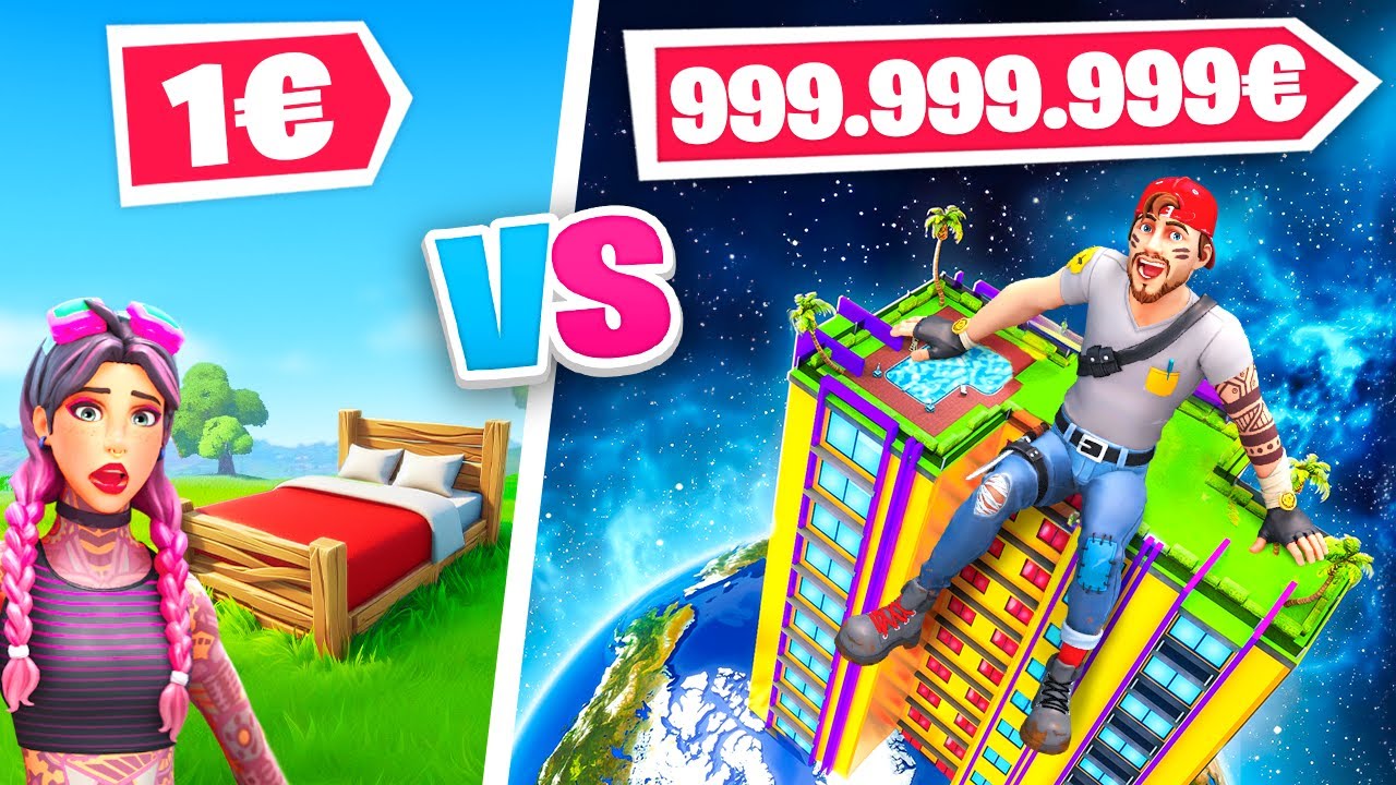 FILLE vs GARCON H&ocirc;tel CHALLENGE sur FORTNITE
