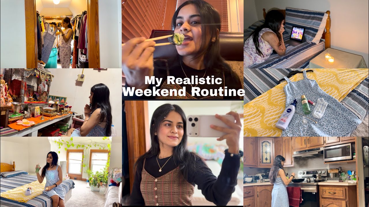 My Realistic Weekend Routine ❤️✨ | Living Alone in USA 🇺🇸 | Cozy Reset Routine Vlog | Maitri Patel