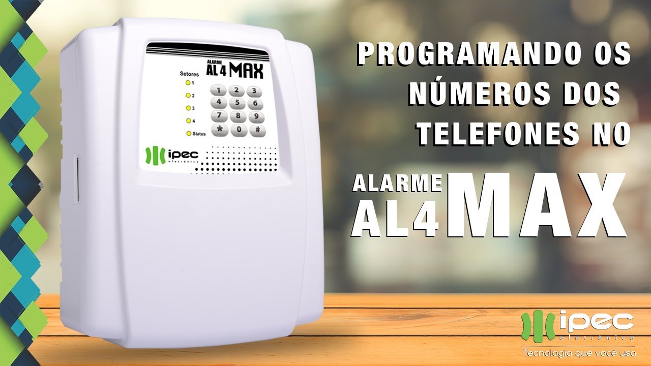 PROGRAMANDO OS NÚMEROS DOS TELEFONES NO AL4MAX IPEC