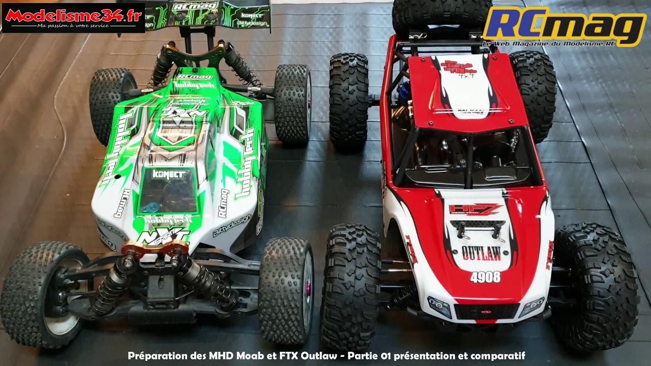 Préparation des MHD Moab et FTX Outlaw - Partie 01 découverte et comparatif