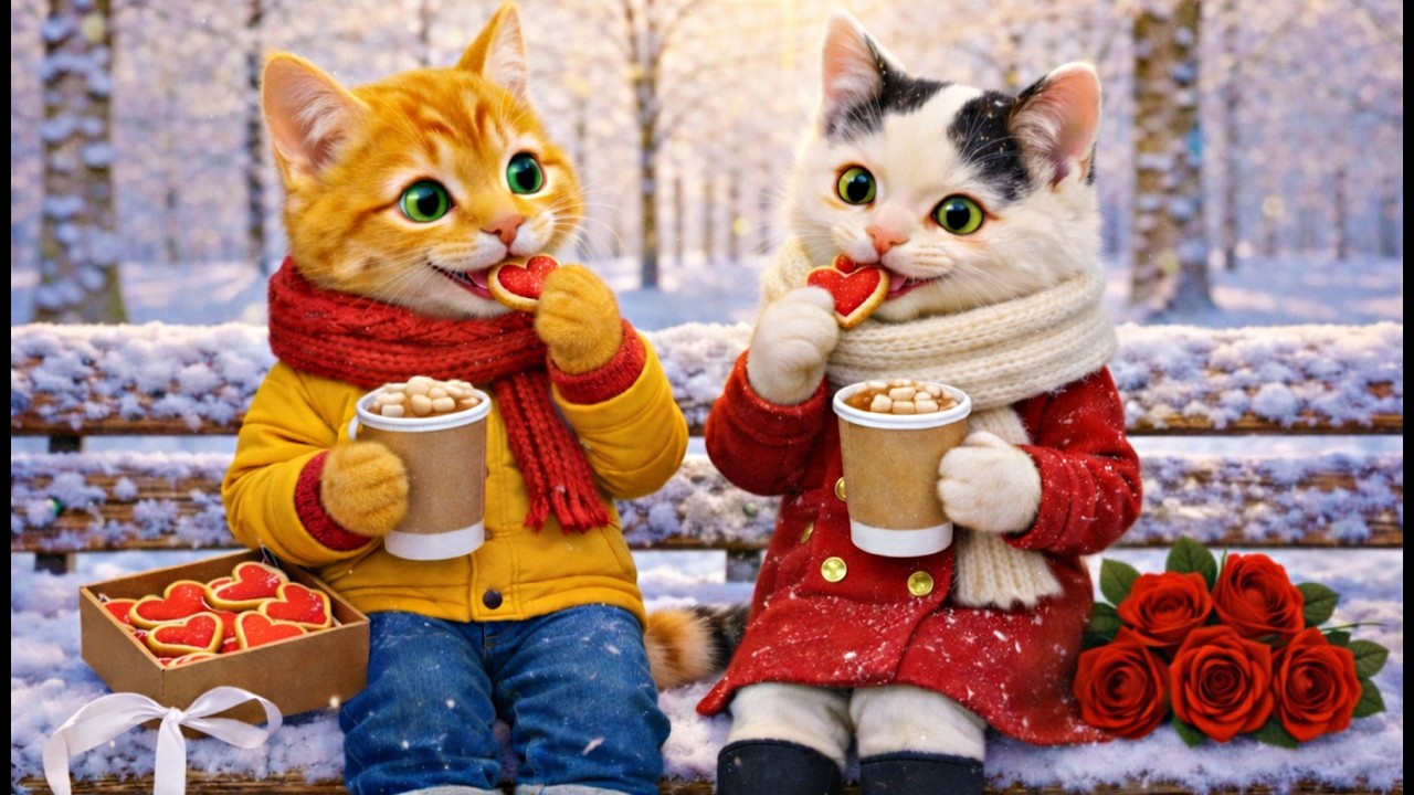 🌸 Little Kitten’s Valentine’s Day: A Gentle Day Together 💌🐾