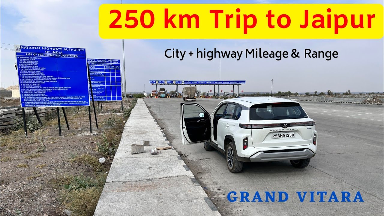 Jaipur short trip grand vitara mileage city + highway 