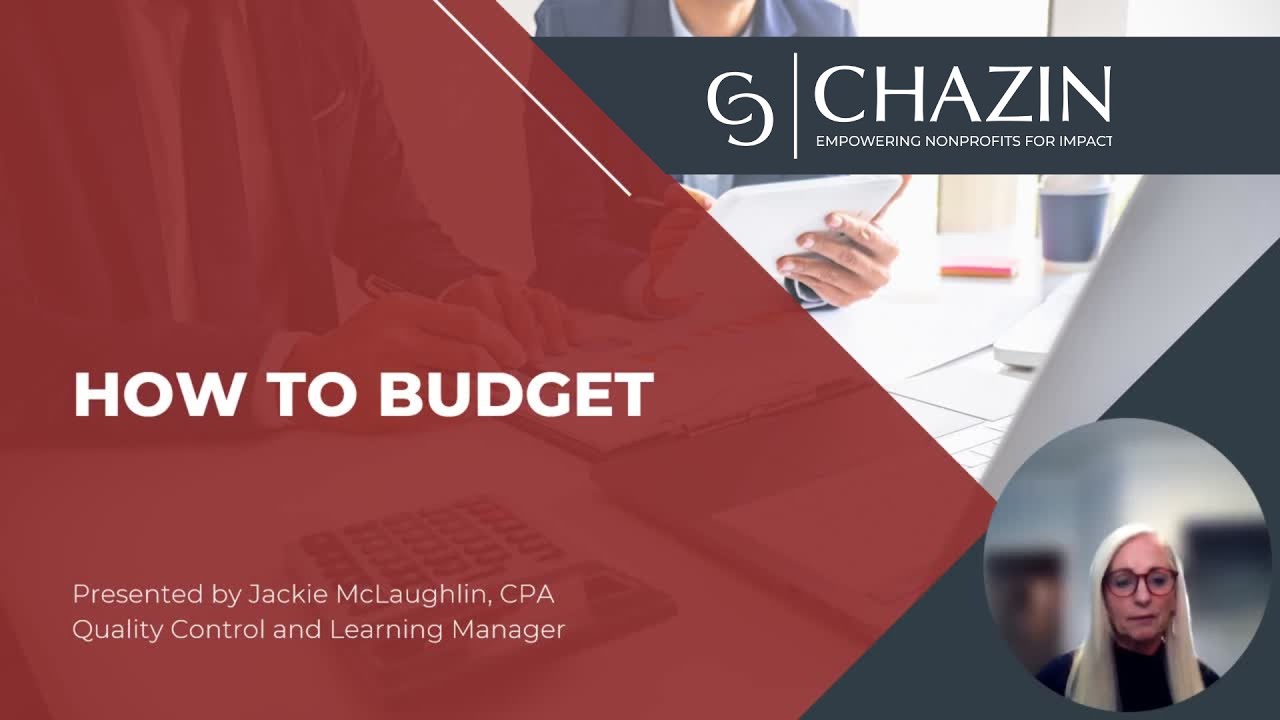 How to Budget - Chazin