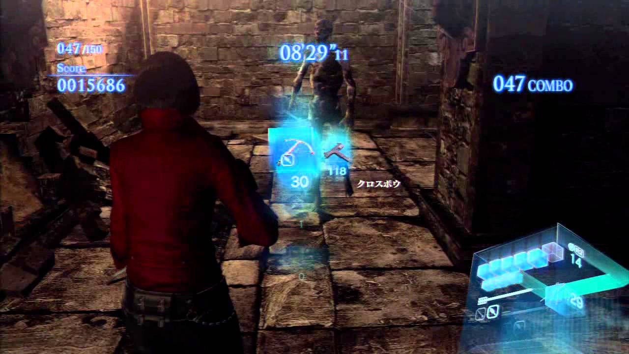 Resident Evil 6 Mercenaries Solo The Catacombs 1,239,142 (Ada)