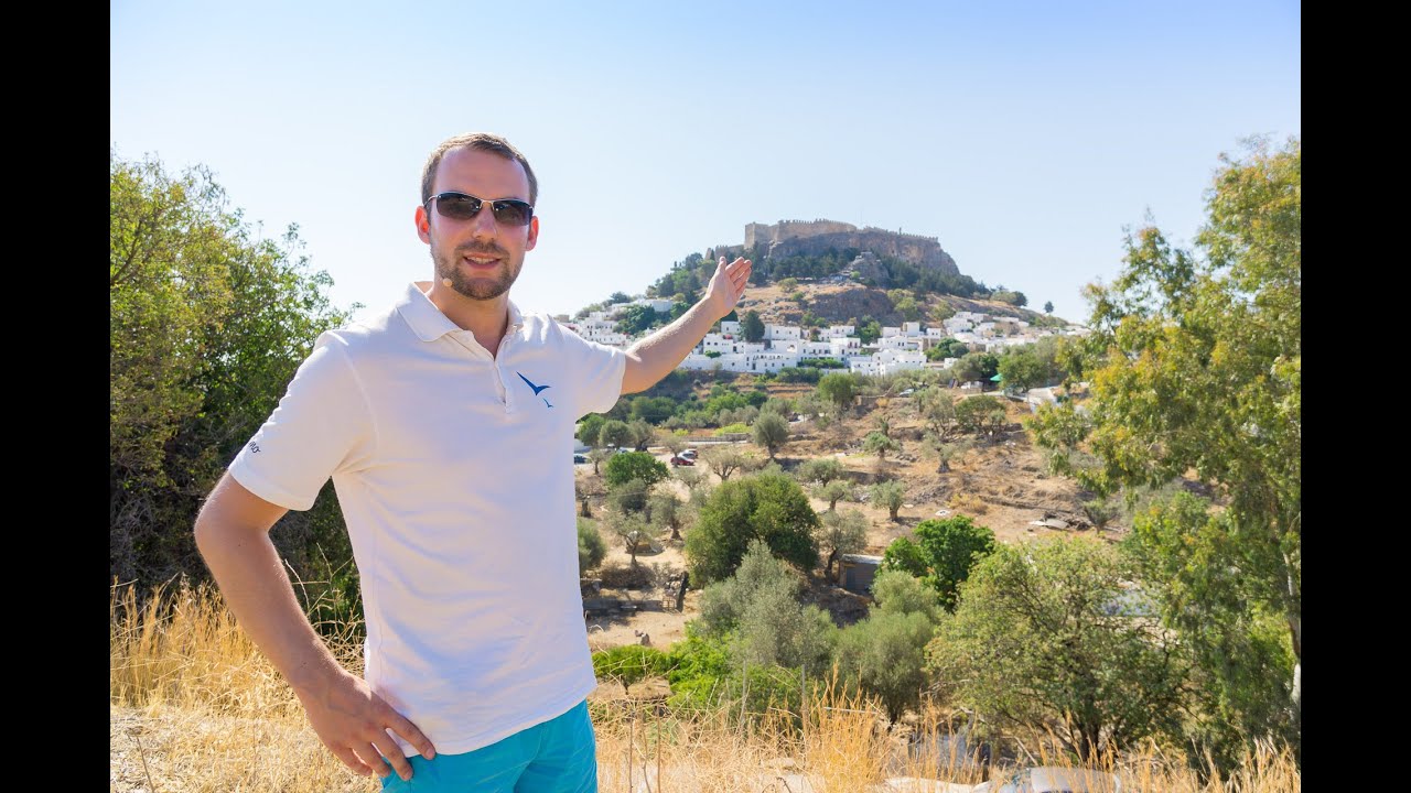RHODOS - TAG 5 - LINDOS + AKROPOLIS + MONI KAMIRI + GOLDEN SANDS - 2016 - Deutsch