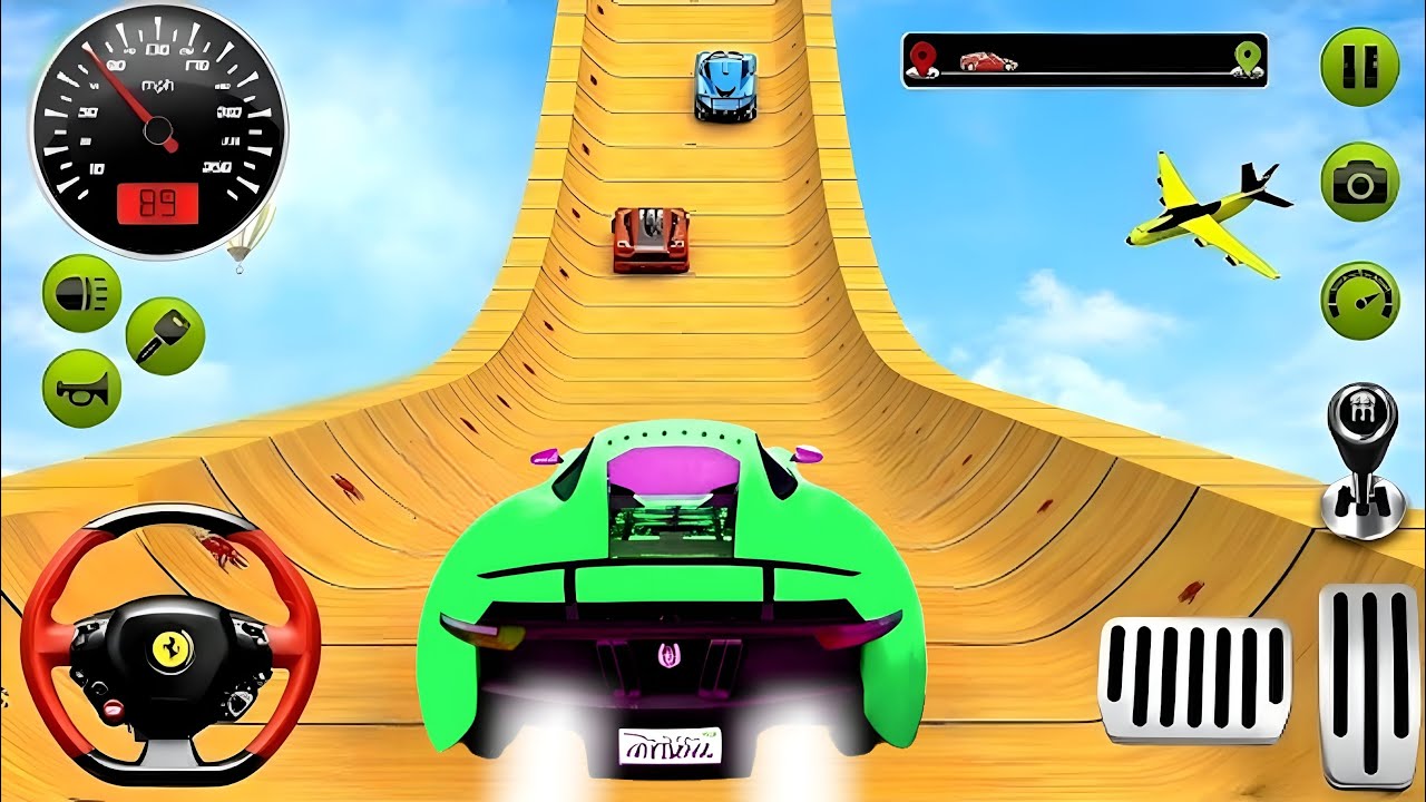Skyline Car Stunt Racing Frenzy | Android Games 3D