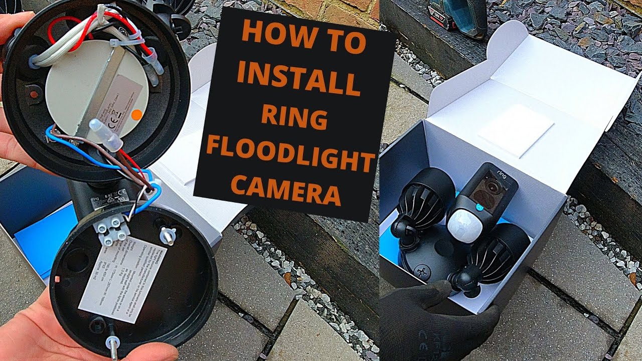 How to Install a Ring Floodlight Camera with wiring Diagram