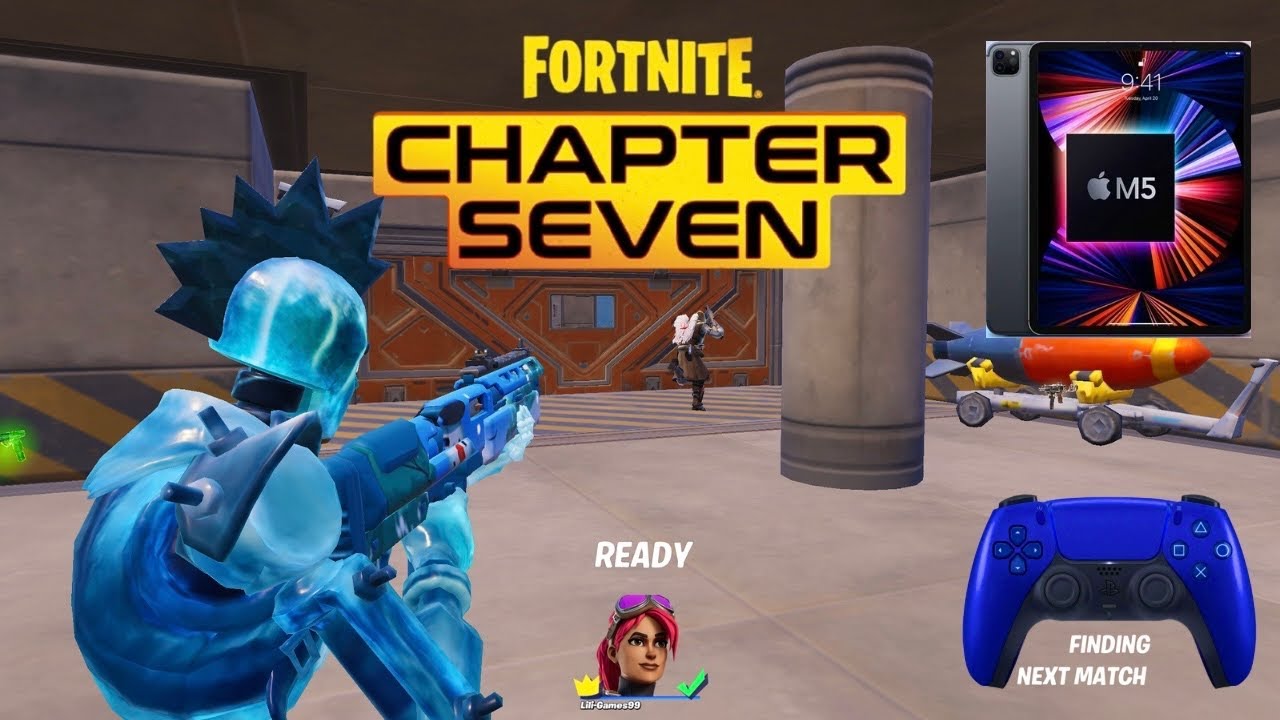🔥 Fortnite Reload Zero Build Gameplay – iPad Pro M5 + PS5 Controller 120 fps 🎮📱