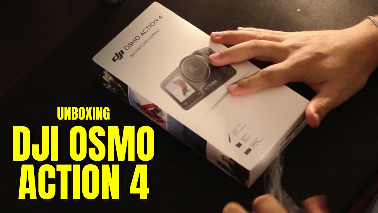 DJI OSMOACTION 4: A câmera de vlog mais PODEROSA
