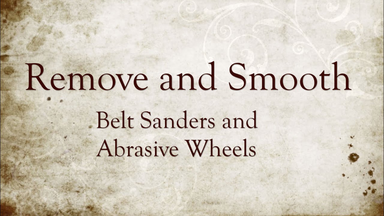 Tool Time Tuesday - Remove Burrs and Smooth Edges