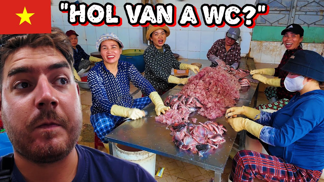 KOCKÁZATOS ÉTKEZÉS A CSÓTÁNYPIACON 🇻🇳 Vietnám