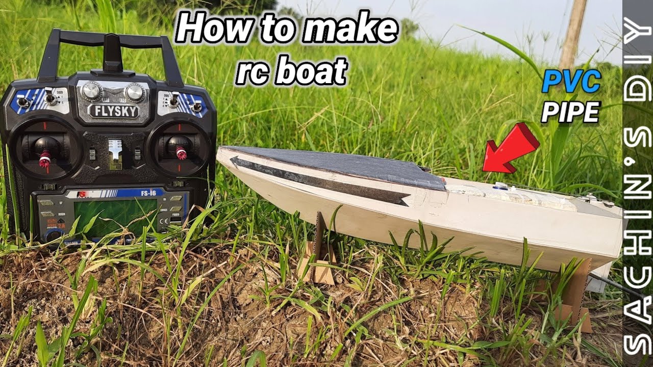 How to make rc boat at home | DIY RC boat || Sachin's DIY