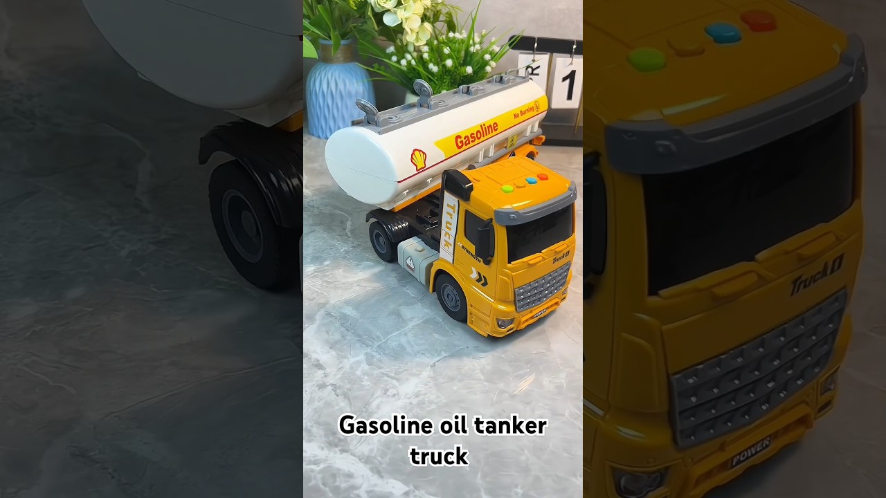 oil tanker truck Auto model transport tractor trailer #truck #diecast #shorts