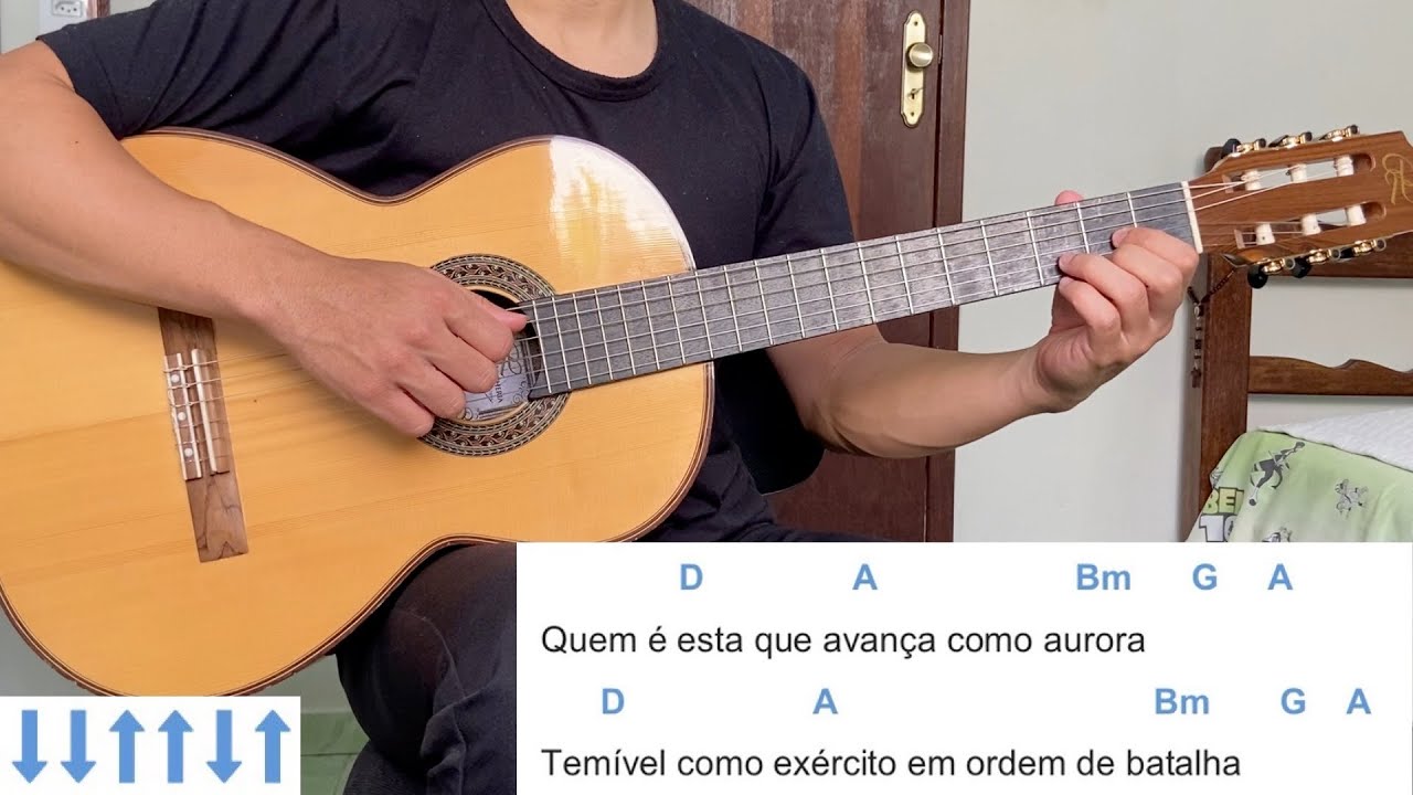 QUEM É ESTA QUE AVANÇA COMO AURORA (música Mariana) | como tocar no violão [letra e cifra]