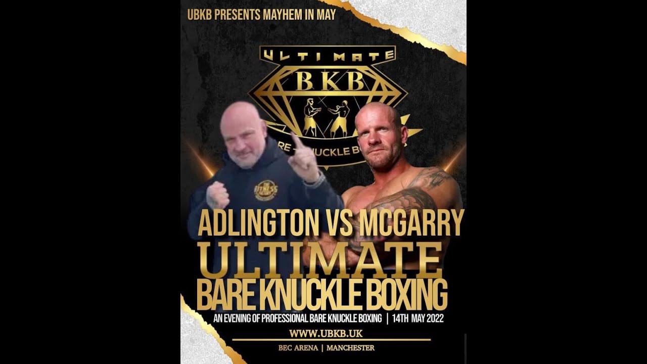 LEE 'LIGHTS OUT' MCGARRY VS MAT ADLINGTON - ULTIMATE BARE KNUCKLE BOXING - FULL FIGHT