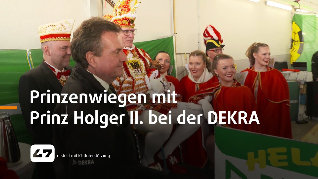 STUDIO 47 .live | PRINZENWIEGEN MIT PRINZ HOLGER II. BEI DER DEKRA