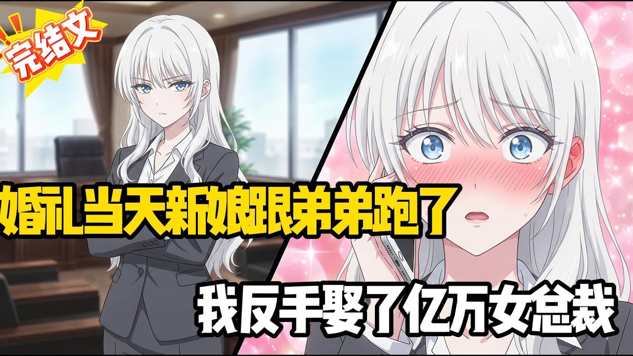 新娘逃婚，我一个电话娶了死对头，全场傻眼！#小说推荐 #甜文 #完结文