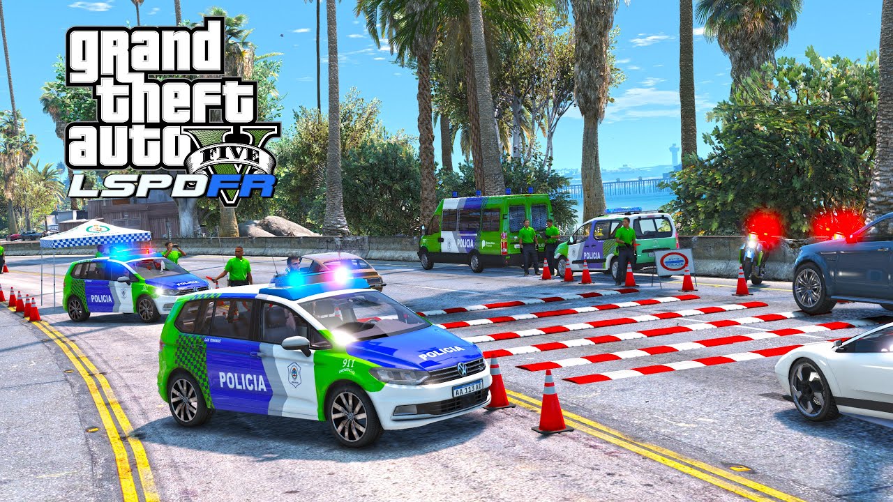 MEGA CONTROL de ACCESO a LA PLAYA  | -  LSPDFR  #1135