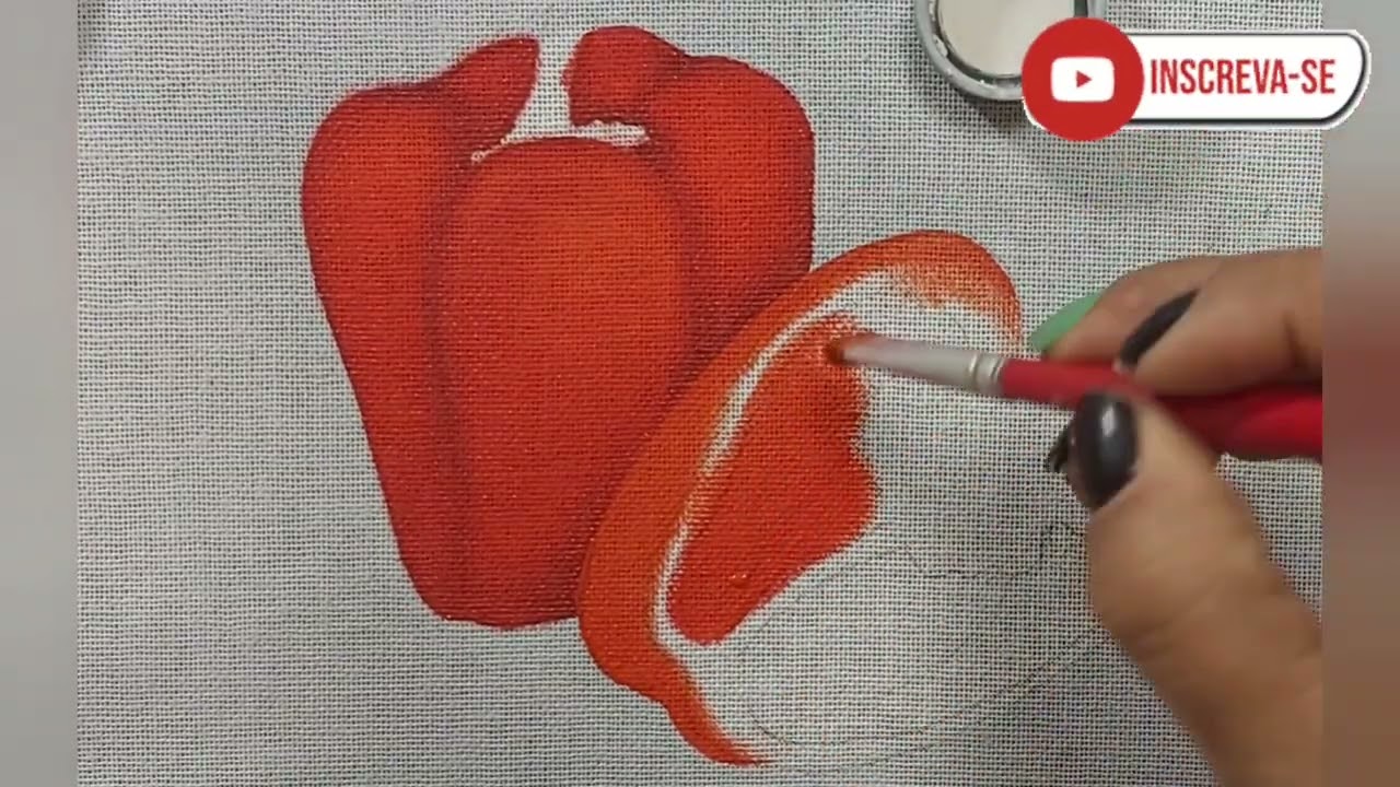 COMO PINTAR PIMENTÕES  INTEIRO  E METADE PRA INICIANTES