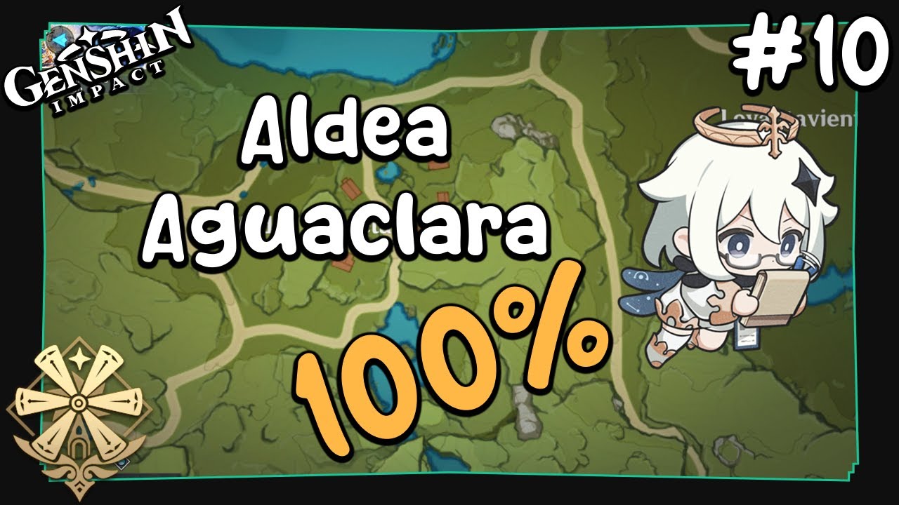 Exploración 100%: Mondstadt #10 | Aldea Aguaclara | Cofres Anemoculous Contrareloj Seelies