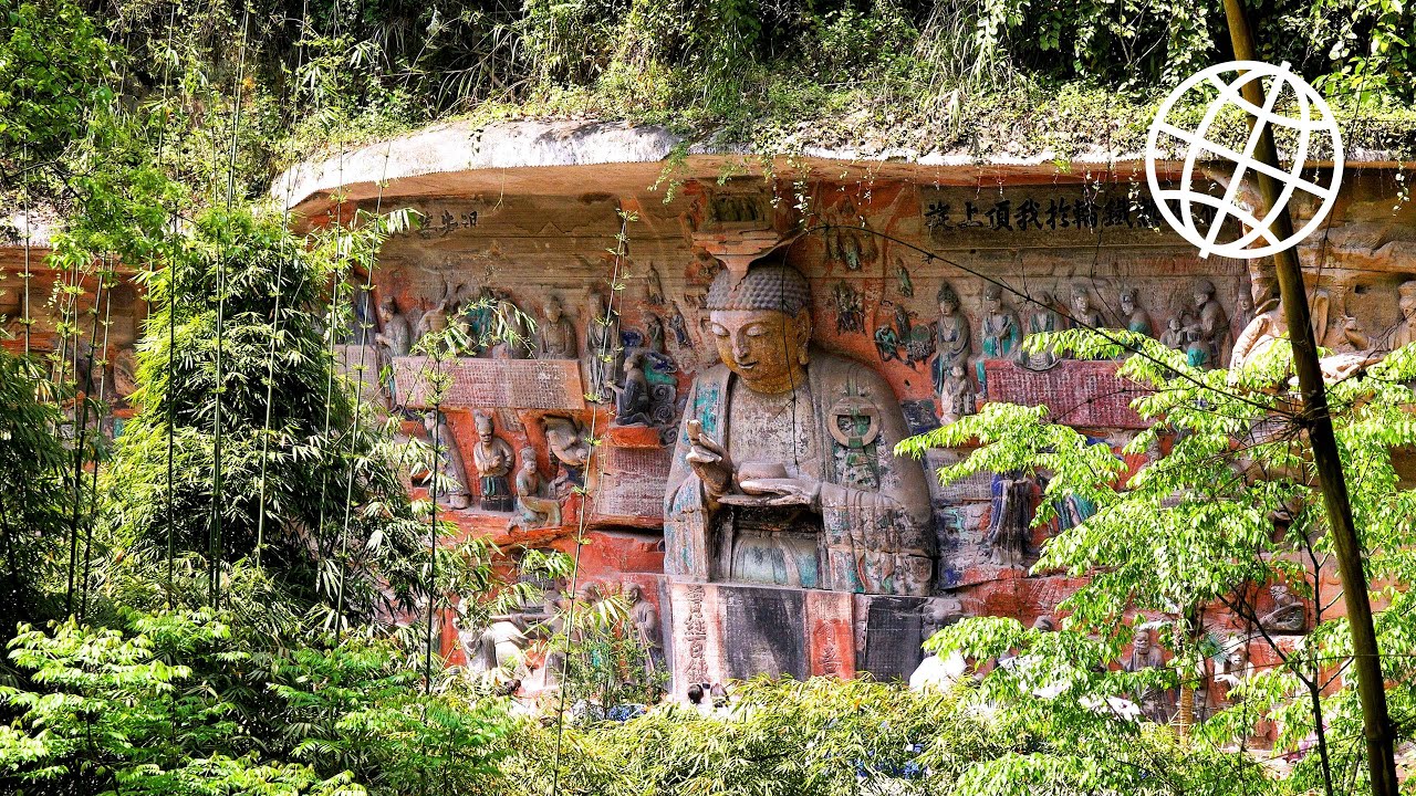 Dazu Rock Carvings, Chongqing, China  [Amazing Places 4K]