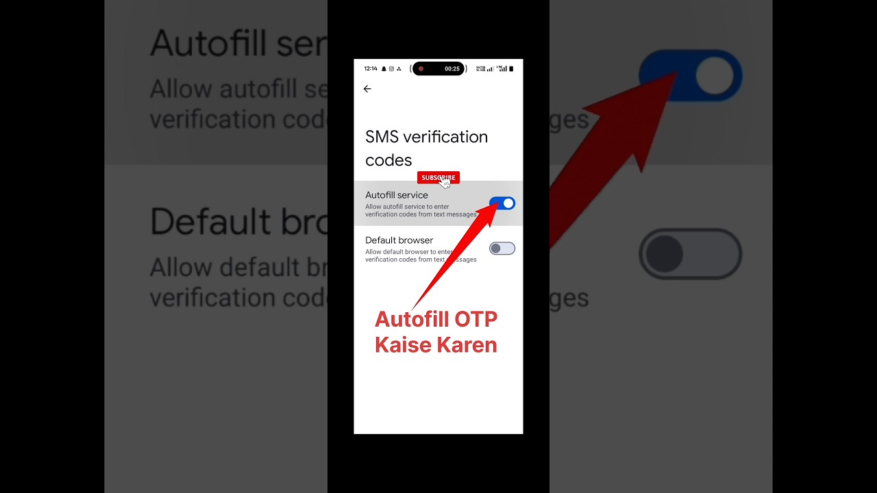 Autofill Service Ko On Kaise Kare || autofill service in OnePlus | #auto #shorts