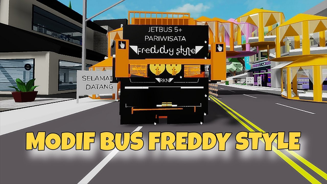 Modif Bus Freddy Style di Brookhaven | ROBLOX